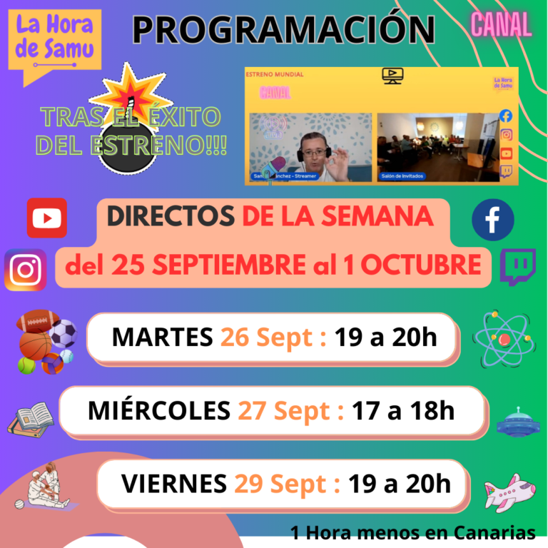 PROGRAMACIÓN SEMANAL (Semana 2)