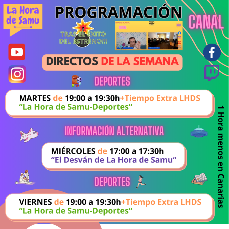 PROGRAMACIÓN (A partir 17 Octubre’23)