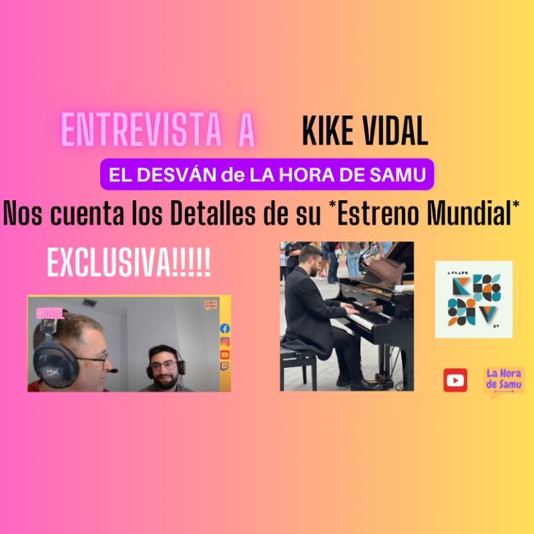 «Kike Vidal» presenta su Nuevo Disco