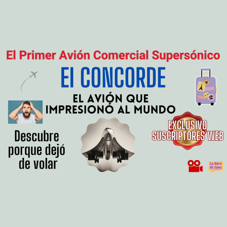 El CONCORDE, que IMPRESIONÓ al Mundo!