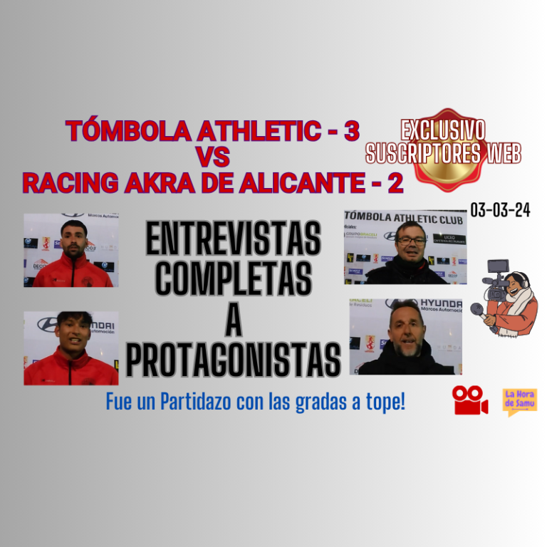 TÓMBOLA-RACING AKRA-Entrevistas